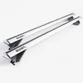 Produktbild: Owen Dachträger 5.0 Pro Silber 120cm - Universal Dachträger für eine offene Reling | 90 kg Tragkraft | 2 min Montage | & GS