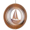 Produktbild: CIM Edelrost Windspiel Segelboot 200 Garten-Deko Metall Ø20cm Deko Metall Garten