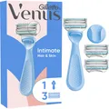 Produktbild: Gillette Venus für den Intimbereich Systemklingen 3er + Handstück Mehrwegrasierer inkl. Ersatzklinge (66627537)