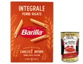 Produktbild: 10x Pasta Barilla Penne Rigate Integrali Vollkorn Nudeln 500g+Italian Polpa 400g