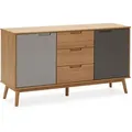 Produktbild: Sideboard, Wildeiche, Holz, Rechteckig, 140x76x40 cm, Wohnzimmer, Kommoden & Sideboards, Sideboards