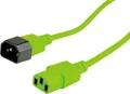 Produktbild: Roline 19.08.1528 Strom Verbindungskabel Grün 0.80 m