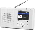 Produktbild: Reflexion TRA23i/WH Internet Tischradio Internet, DAB+, DAB, UKW Bluetooth®, Internetradio, DAB+, UKW wiederaufladbar Weiß (Reflexion TRA23i/WH)