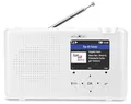 Produktbild: Reflexion TRA23I/WH, Tragbares Internet- Radio mit Internet- UKW- DAB-/DAB+ Radio (16 Watt) Farbdisplayanzeige, Netz- und Batteriebetrieb, 99 Senderspeicherplätze, Schwarz