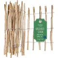Produktbild: Creative Home Zaun Staketenzaun Haselnusszaun, Lattenabstand 7-9 cm, Gartenzaun Holz 500 cm x 80 cm