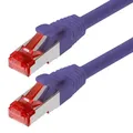 Produktbild: Helos Patchkabel S/FTP Cat 6 lila 15,0m