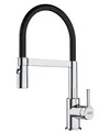 Produktbild: FRANKE Armatur LINA Semi-Pro in CHROM-SCHWARZ / Einhebelmischer