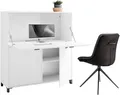 Produktbild: byLIVING Sekretär Montana, platzsparende Arbeitslösung mit viel Stauraum, Breite 120 cm