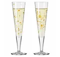 Produktbild: Ritzenhoff Sektglas Ritzenhoff Goldnacht Champus-Duett A. Vasconcelos F24, Kristallglas