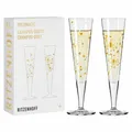 Produktbild: Ritzenhoff Goldnacht Champus-Duett F24 2er Set Vasconcelos Champagnerglas 205ml