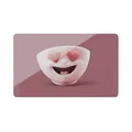 Produktbild: FIFTYEIGHT PRODUCTS/Frühstücksbrettchen „Liebe auf den ersten Blick“ (Resopal, 23,4 cm x 14,3 cm, weiß & rosa, 100% Made in Germany)