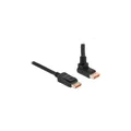Produktbild: 87056 - DisplayPort Kabel Stecker gerade zu Stecker 90° oben...
