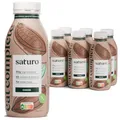Produktbild: Saturo Astronautennahrung Cocoa | Trinkmahlzeit | 36 g Protein, zuckerfrei, 400 kcal | Trinknahrung Mit Wertvollen Nährstoffen | 6 x 400 ml