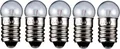 Produktbild: 5er Set WireThinX Kugelförmige Lampe 0,45 W, 4,5 V - Sockel E10-11,5 x 24 mm - L