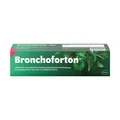 Produktbild: Bronchoforton® Salbe – Erkältungssalbe mit rein pflanzlichen Wirkstoffen. Löst zähen Schleim, erleichtert das Abhusten; mit Eukalyptus-, Fichtennadel- und Pfefferminzöl