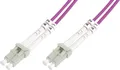 Produktbild: Digitus DK-2533-01-4 Glasfaser LWL Anschlusskabel 1.00m Violett [1x LC-Stecker - 1x LC-Stecker] 50/125 µ Multimode OM4