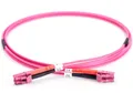 Produktbild: DIGITUS LWL Multimode Patchkabel OM4 LC / LC 1m Violett Netzwerkkabel Kabel