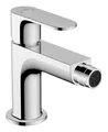 Produktbild: Hansgrohe Rebris S Einhebel-Bidetmischer mit Metall Zugstangen-Ablaufgarnitur Ausladung 120 mm - Chrom - 72212000