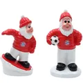 Produktbild: FC Bayern München Weihnachtsfiguren Weihnachtsmann Gartenzwerg FCB Fanartikel