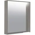 Produktbild: Keuco X-Line Lichtspiegel 33298292000, Inox, 650x700x105mm, LED-Beleuchtung und Spiegelheizung