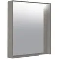 Produktbild: KEUCO X-LINE Lichtspiegel, einstellbare Lichtfarbe, 650x700x105 mm, Spiegelheizung, 33298292000, Farbe: Inox