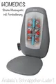 Produktbild: HOMEDICS Shiatsu-Massagesitz Rücken Schulter & Lendenmassage grau Fernbedienung