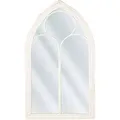 Produktbild: Beliani Wandspiegel TRELLY Weiss 5x62x113
