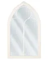 Produktbild: Romantischer Wandspiegel in Weiß Fensteroptik 62 x 113 cm Trelly