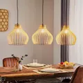 Produktbild: Euluna Barrel Hängeleuchte Deckenlampe Pendelleuchte Lampe E27 Holzschirm H8