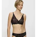 Produktbild: Triumph Bügelloser BH Amourette Charm Strech-Spitze, tiefer V-Ausschnitt schwarz 80