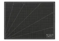 Produktbild: Schneidematte A2 45x60 cm selbstheilend beidseitig nutzbar mit Raster schwarz