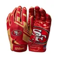 Produktbild: Wilson NFL Stretch Fit Adult Receiver Handschuhe - Team San Francisco 49ers