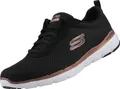 Produktbild: SKECHERS FLEX APPEAL 2.0 Damen Sportschuhe 13070-BKRG - schwarz r. 36