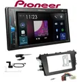 Produktbild: Pioneer DMH-A3300DAB 2-DIN Multimedia Autoradio Bluetooth DAB+ USB mit Einbauset für Suzuki Celerio ab 2014 schwarz