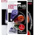 Produktbild: Plus Japan 43563 Korrekturroller Mini 4,2 mm x 6 m 2 Stück + 1 Stück gratis