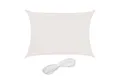Produktbild: relaxdays Sonnensegel Rechteckiges Sonnensegel HDPE, (1-tlg), weiss