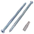 Produktbild: SKIR'CO (20 Stück) Verzinkte 7,5 x 152 mm Betonschrauben, Senkkopf, Mauerwerk Schrauben, Rahmen Befestigungsschraube