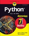 Produktbild: Python All-in-One For Dummies John C. Shovic