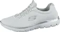 Produktbild: Skechers Summits, Damen Mesh Sneakers, Sportschuhe in weiß und silber, Skechers Memory Foam Fußbett, in der Maschine waschbar