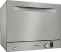 Produktbild: Bosch SKS2ITI00E Serie 2 Stand Kompaktgeschirrspüler, 55 cm breit, 6 Maßgedecke, Aqua Stop, Eco Silence Drive, AquaSensor, silber