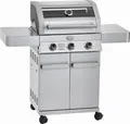 Produktbild: RÖSLE Gasgrill GOURMET G3 Edelstahl 50mbar