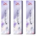 Produktbild: 3x Wella Professionals Illumina Color Me+ Hell Lichtblond Perl Asch 10/81 60 ml