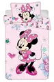 Produktbild: Jerry fabrics Minnie Mouse Bettwäsche Set Minnie Maus Flowers 02'' Baby Bettwäsche 100x135 + 40x60 cm, 100% Baumwolle