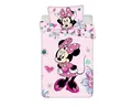 Produktbild: Jerry Fabrics Kinderbettwäsche Disney Minnie Mouse 100x135 + 40x60 cm 100 % Baumwolle Reißverschluss, Baumwolle