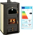 Produktbild: Wasserführender Kaminofen mit Backfach Prity FG W20 BImSchVII 17.3 + 6.5 kw