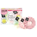 Produktbild: invisibobble Haargummi Set Retro Dreamin' Scrunchie Pastell I 3x Haargummis Rosa und Bunt für Mädchen & Damen I Scrunchies Rosa I designed im Herzen Münchens