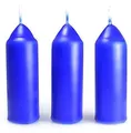 Produktbild: UCO Kerzen, 3 Stück, blau mit Citronella