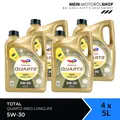 Produktbild: Total Quartz Ineo Longlife 5W-30 API SP VW MB Motoröl 4x5 Liter = 20 Liter