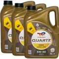 Produktbild: 3x5 Liter Total Quartz Ineo Longlife VW 5W30 LongLife-3 Motoröl 5W-30 BMW LL-04