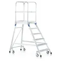 Produktbild: Podesttreppe Fahrbar Zarges 41976 1,92m